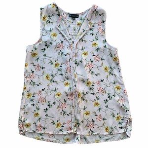 BOBEAU FLORAL PRINT TANK SIZE MEDIUM